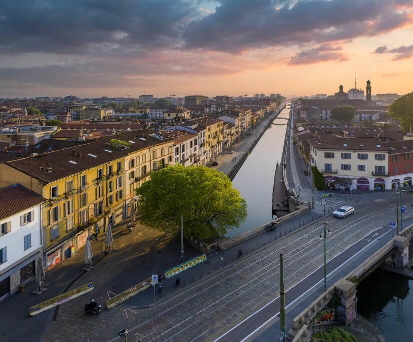 Navigli - Downtown - Duomo Spacious Two Bedroom Apartment - Close To Metro - Ac - Wi-Fi 米兰 外观 照片